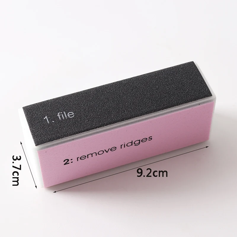 Professional manicure tools 4 way shine nail buffer block