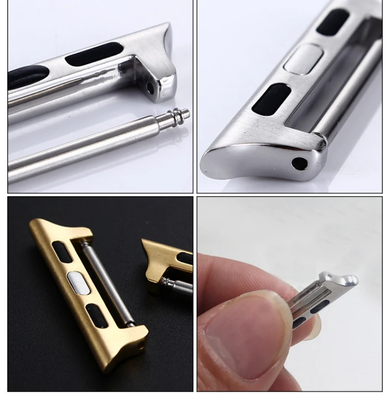 Stainless steel Adapter Connector For IWatch series 7 band Wholesale Adapter Connector 38/40mm 42/44mm