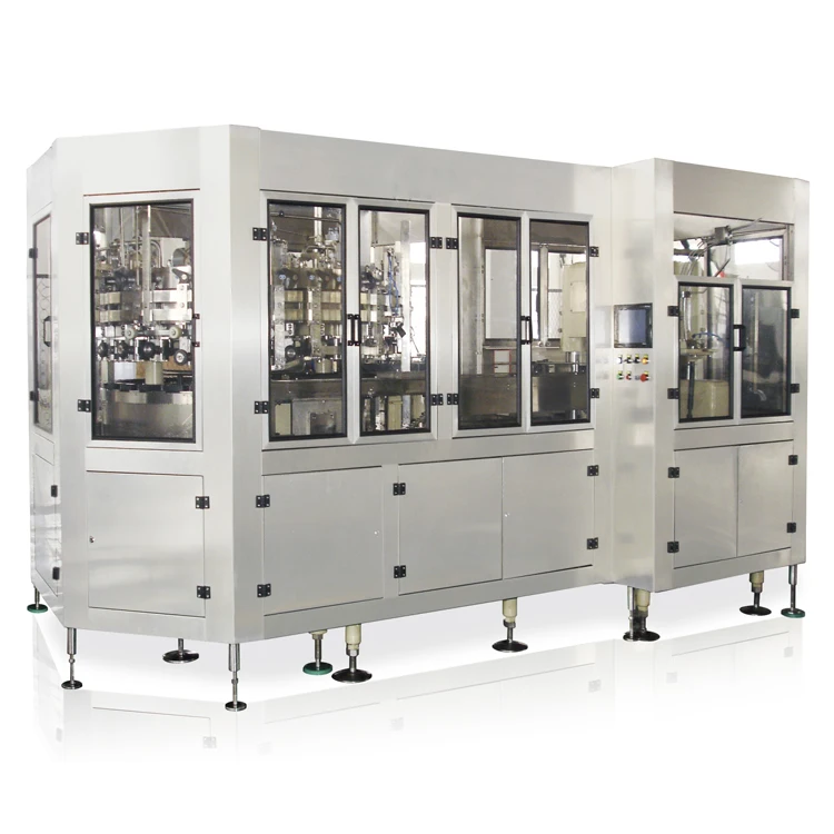 Automatic Small Carbonated Beverage Liquid Soft Drink Gas Filling Bottle Can Making Washing Capping Machine Price