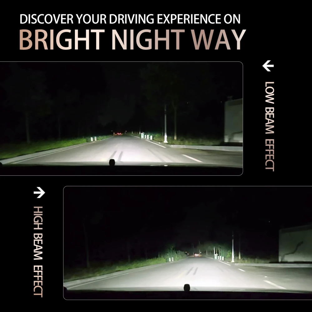 Ford H8 H3 Hot Selling UGF6 LED Car Light 12V 80V 18000LM 6500K 18000LM 6500K H4 H7 H11 9005 LED Para Auto VW Beetle Classic