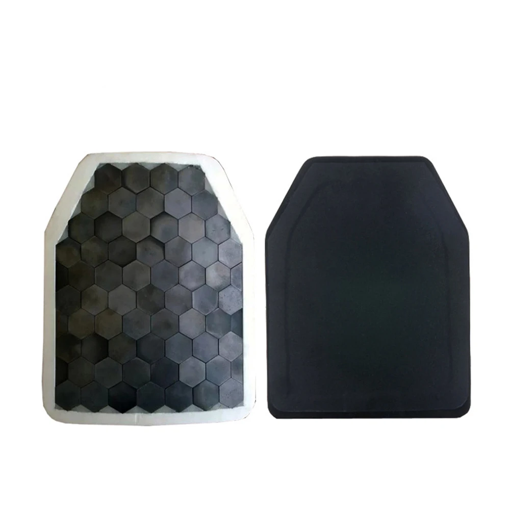 Harder and lighter silicon carbide ceramic plate for tactical vest professional personal protection equipment
