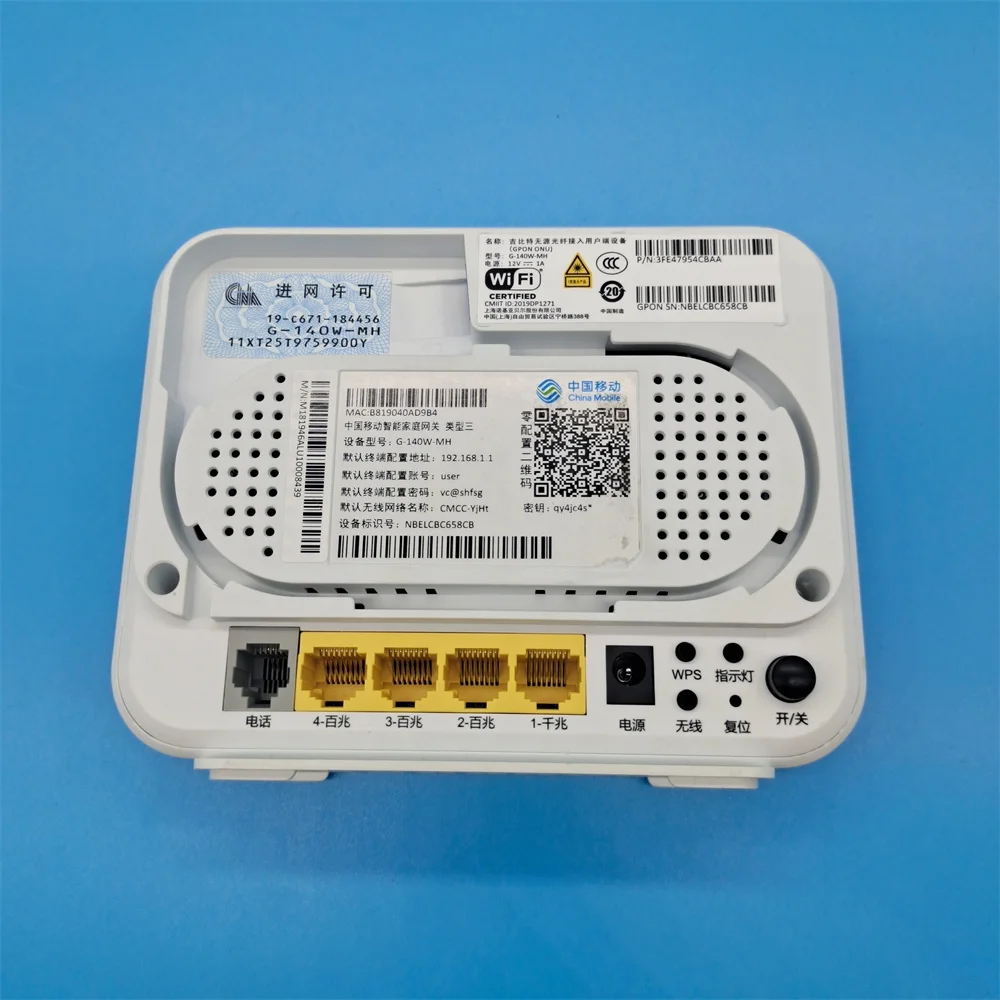 Good Price Nokia G-140W-MH G-140W-MD GPON+1GE+3FE+1TEL+1USB+2.4G WIFI English Firmware FTTH ONU ONT WIFI Router