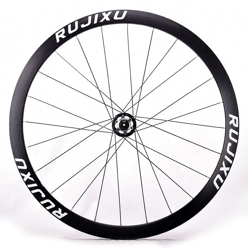 Fast delivery RUJIXU 700C road bicycle wheel set 32 holes 38mm aluminum alloy rim six-hole Disc brake bicycle wheel set