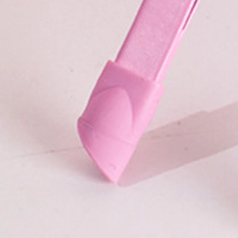 Supplier Plastic Manicure Clip Rhinestone Black Tips Stainless Steel Silicone Tweezers Double Head Art Nail Extension Eyelash