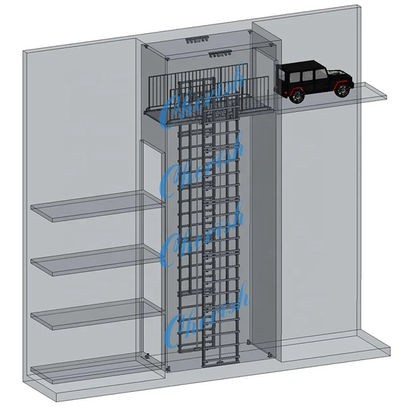 vertical car lifts for home garage car elevator lift