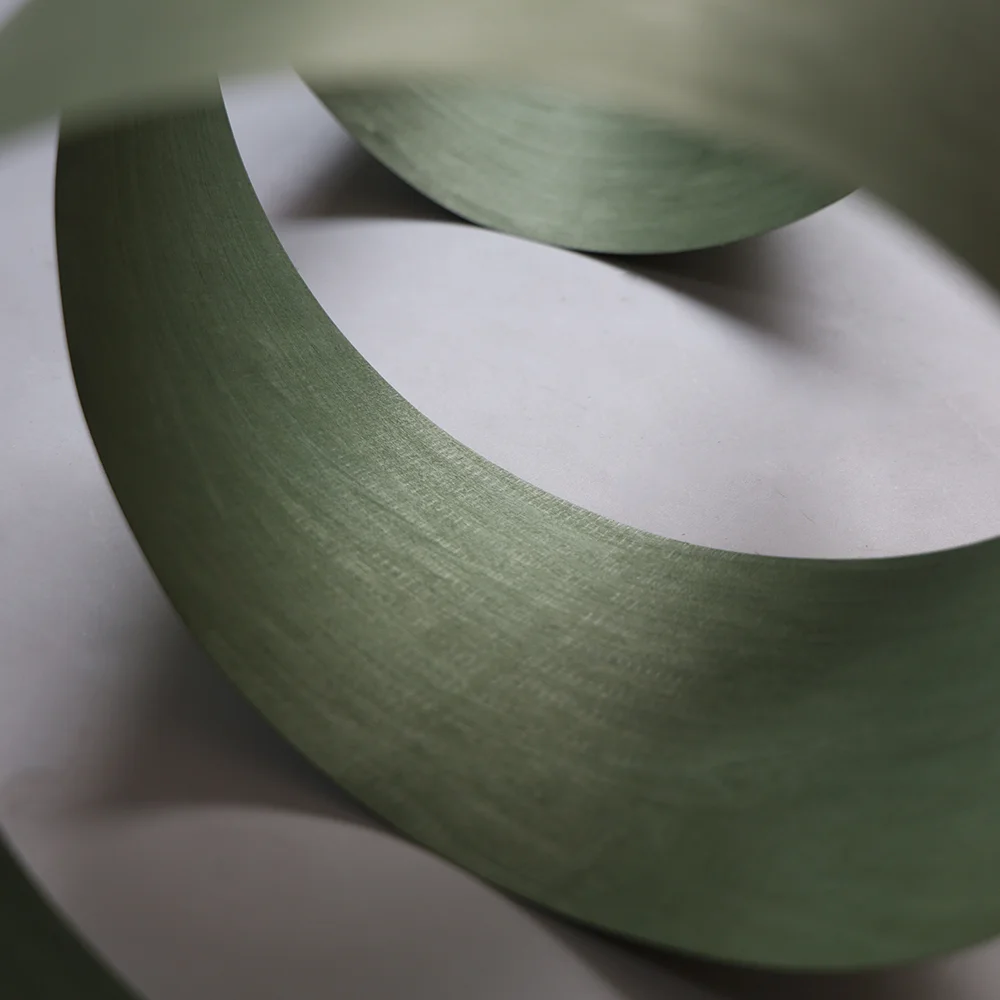 Greenland Natural Dyed Colorful Wood Veneer Maple Green Blue Red Gray Yellow Black Orange Design For Panel Furniture Cabinet