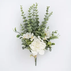 CF01038 Artificial Flower Bouquet Tea Rose Chrysanthemum New Design Wedding Supplies