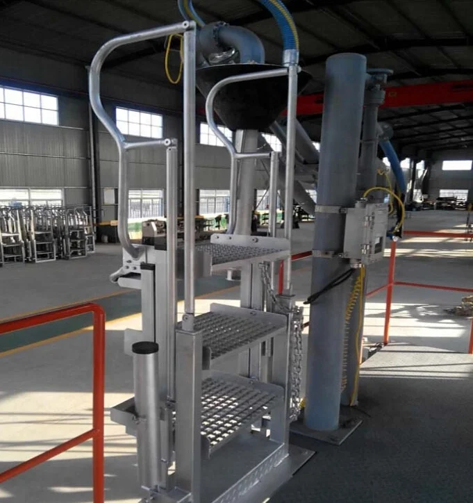 3 шага OEM алюминиевая телескопическая стремянка платформы лестницы продукт с поручни для бак фермы высокого рабочих инструментов промышленного