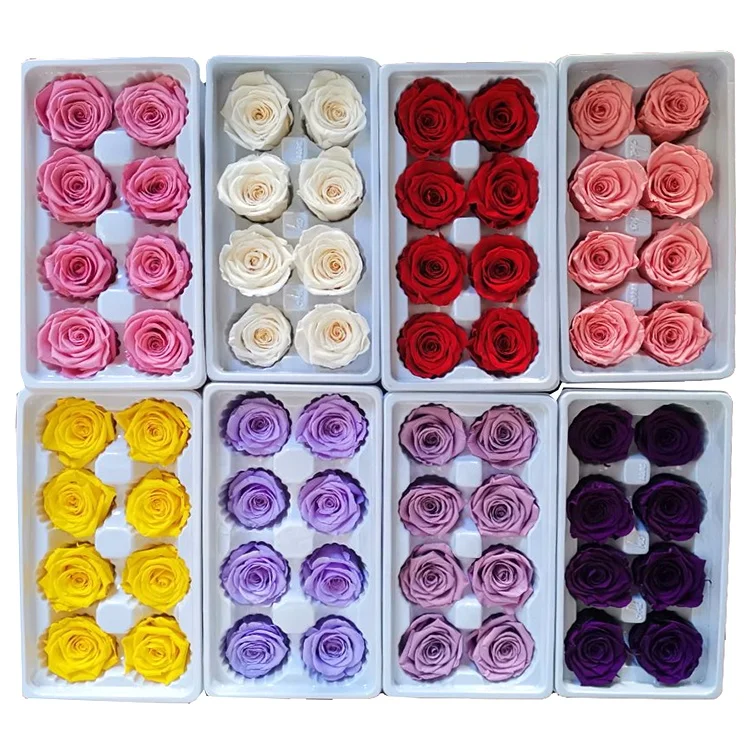 
Factory New Design Wedding White Ivory Rose Decorative Flower Wall Backdrop Wholesale 