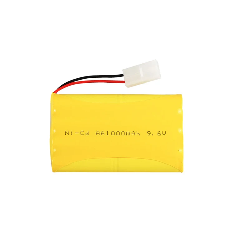 Wholesale nicad rechargeable battery pack 1000mah nicd AA 9.6v battery with solder tabs ni-cd aa battery 1000mah