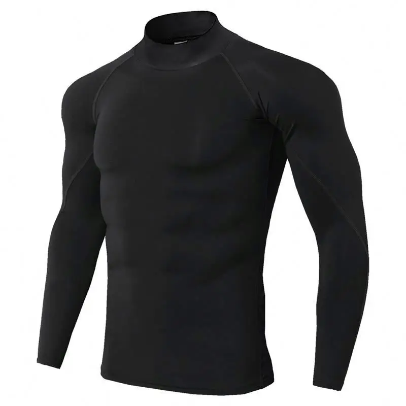 
Quick Dry Plus Size Long Sleeve Rash Guards T Shirt Men 