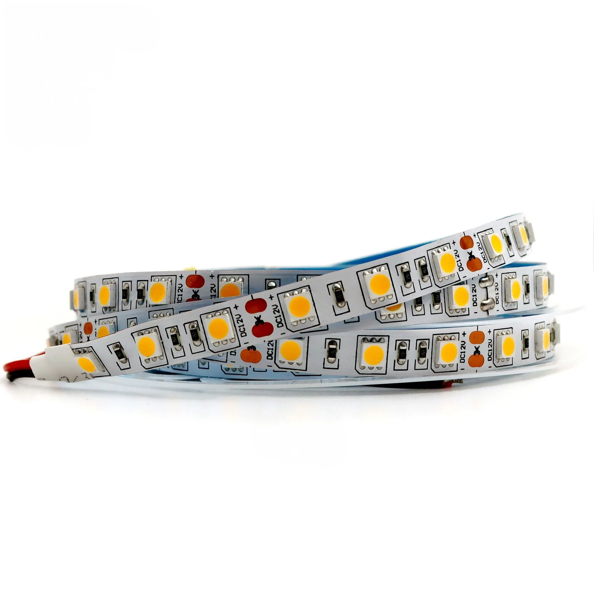 Фабричная Светодиодная лента 5 В 12V5050 теплый белый 60 фонарей декоративная самоклеящаяся окружающая гибкая