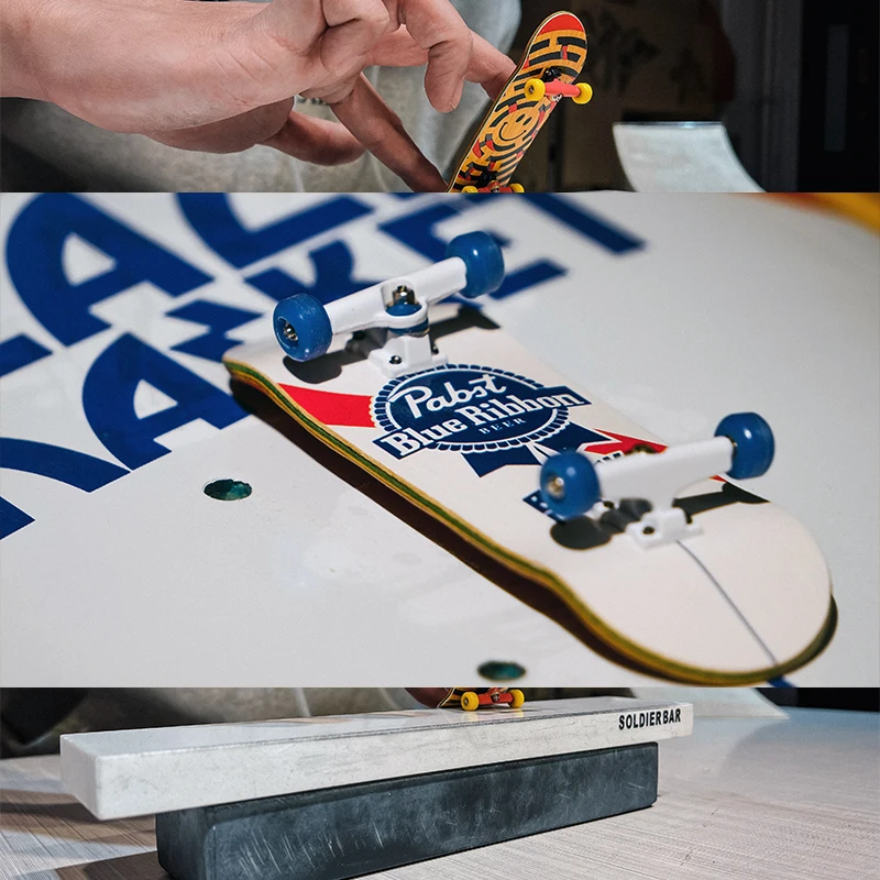 Wholesale Custom Tech Deck Maple Wood Finger Skateboard Mini Wooden Fingerboard