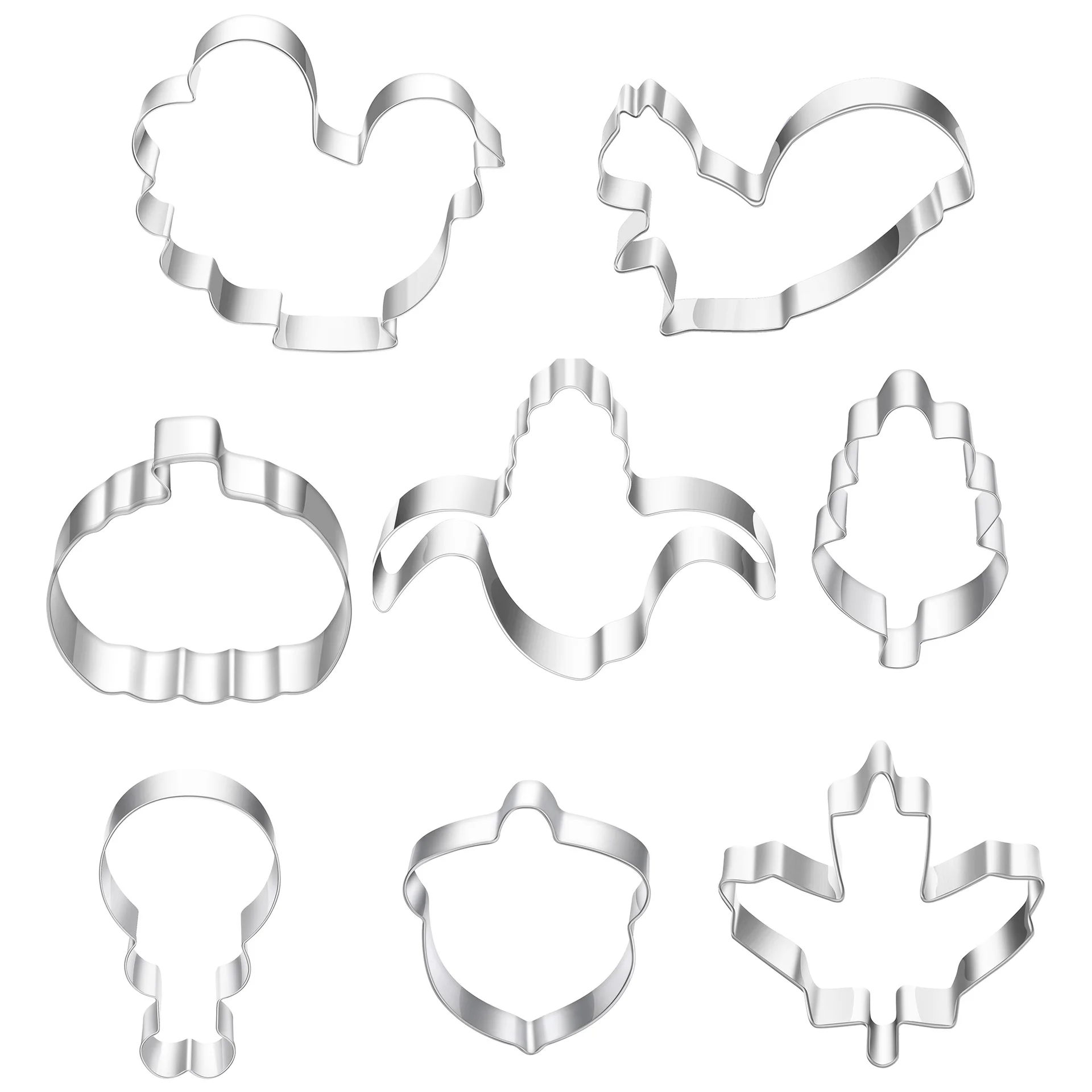 Non Stick Durable  Variety Designs Custom Stainless Steel Fondant Cake Biscuit Molds Pastry Baking Cookie Cutters