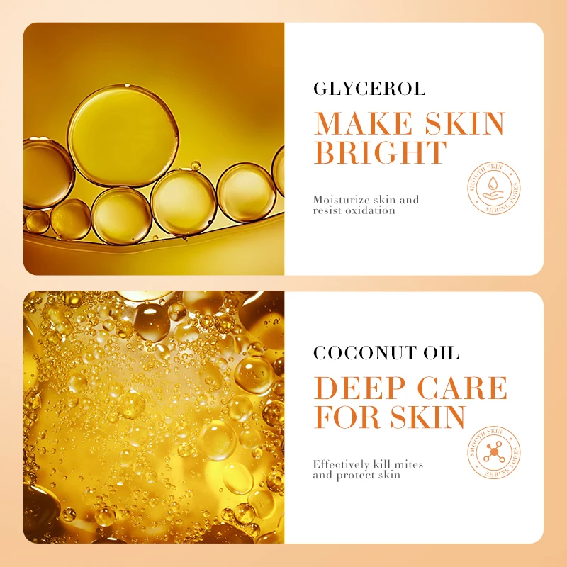 Hot Sale 80g private label SADOER Turmeric Soap Solid Moisturizing Cleansing Soap for Improves Dry Skin