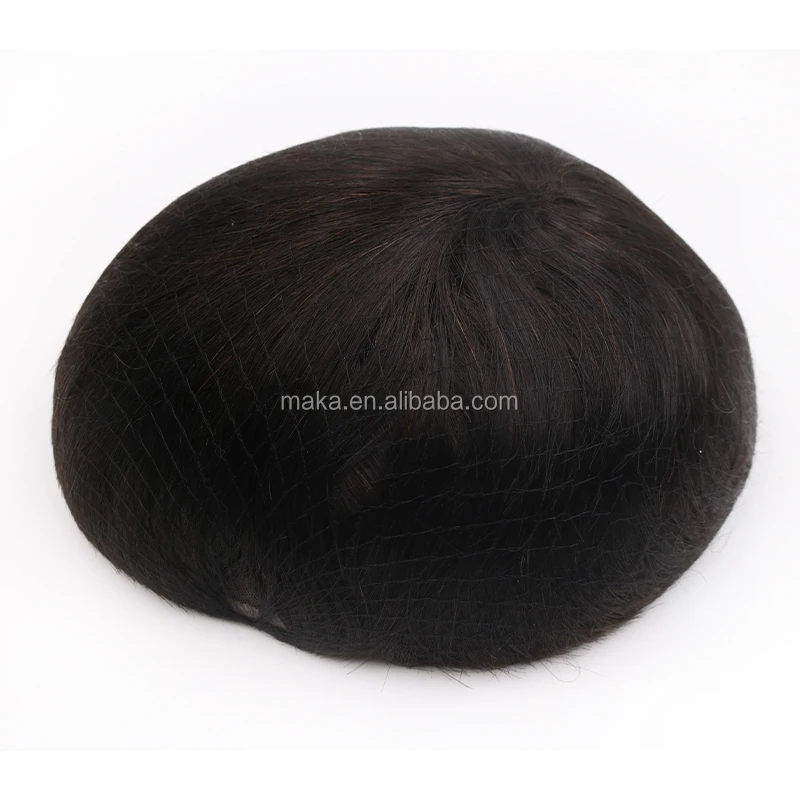 men lace toupee human hair wig