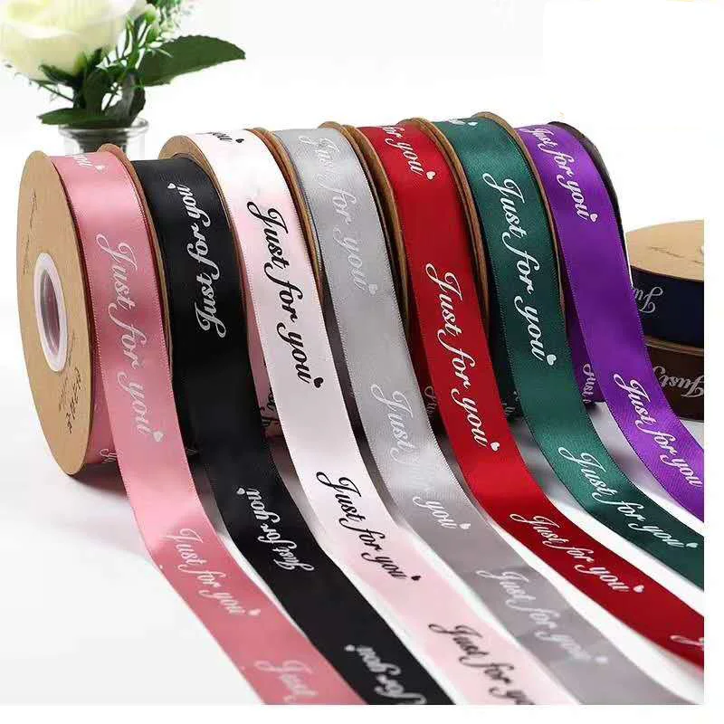 Custom Plaid Ribbon Satin 5-38mm 196 Colors Rolls Webbing Wholesale  polyester decorative ribbon