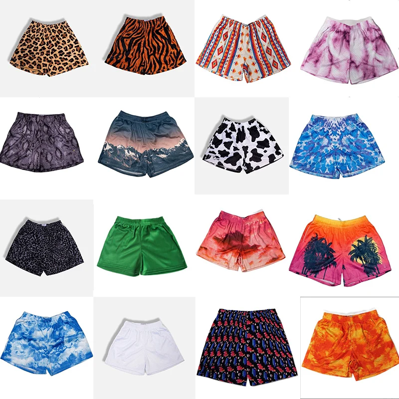 Custom Free Samples Design Quick Dry Mens Mesh Beach Shorts 20 Colors Solid Swim Trunks Fashion New Styles Mens Swim Shorts