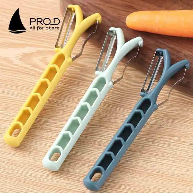 Multifunctional corn threshing potato peeling kitchen double-head fruit and vegetable peeling planer
