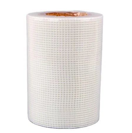 Self-adhesive fiberglass mesh for EPS