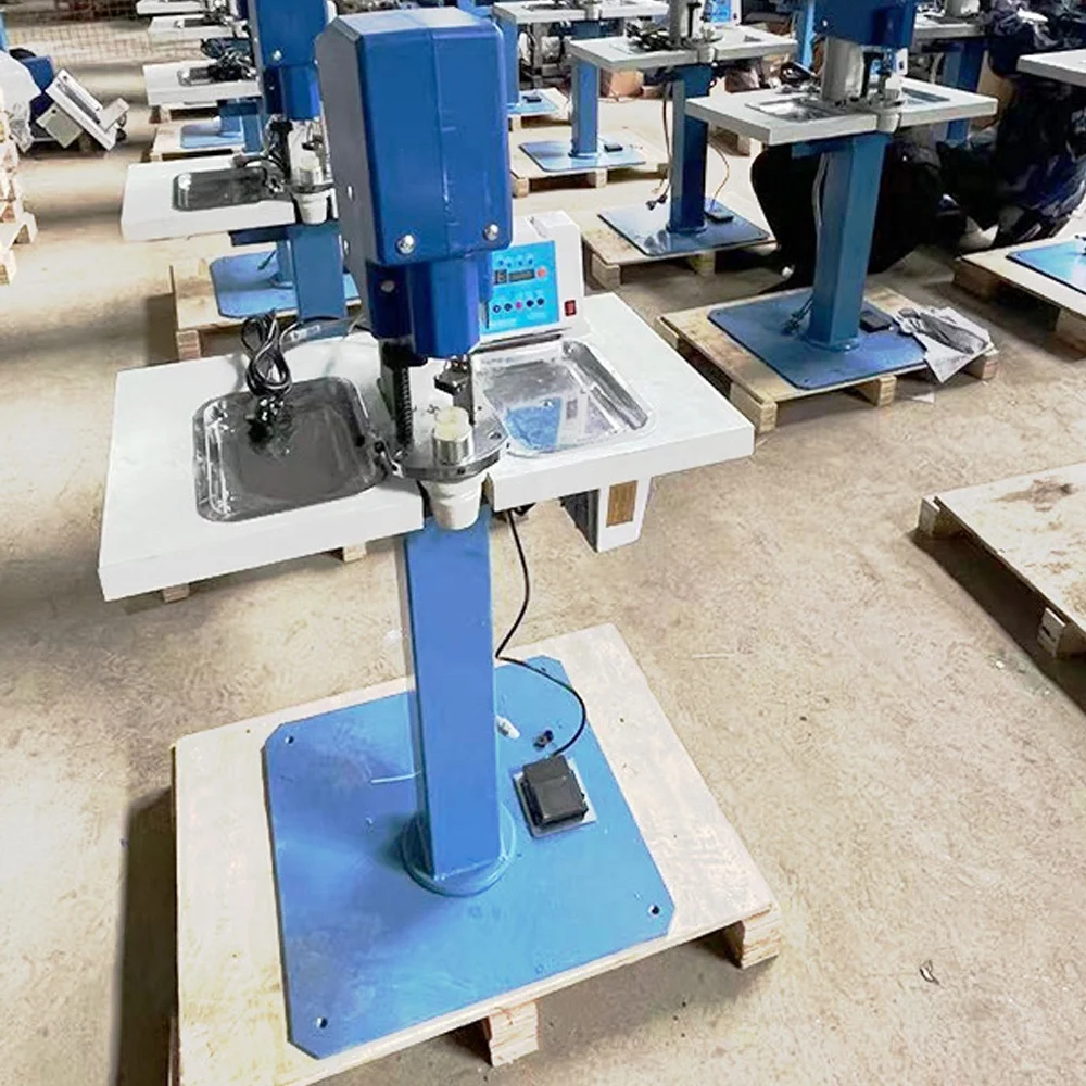 Semi Automatic Cloth Covered Button Press Machine Servo Sofa Button Making Machine Cloth button making machine