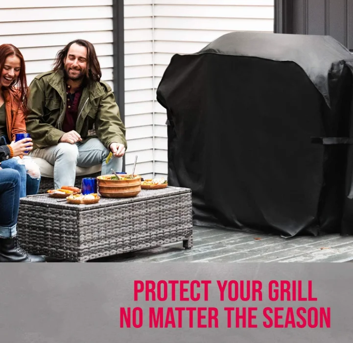 Grill BBQ Cover 600D Waterproof Gas Barbecue Covers For Weber Brinkmann Char Broil Grills