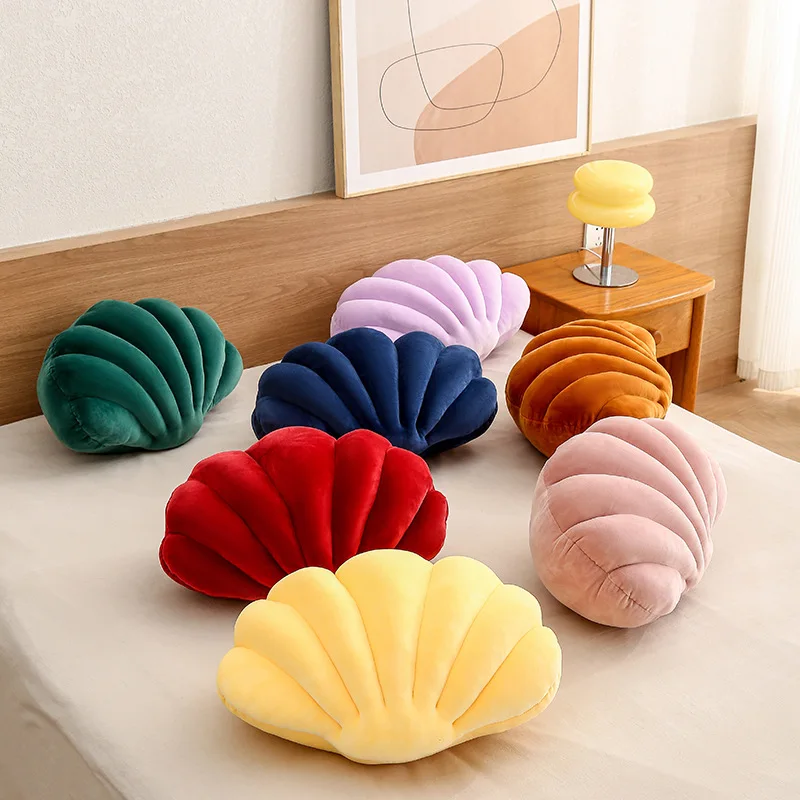 Scandinavian creative spandex shell pillow plush toy cushion office ornament cushion