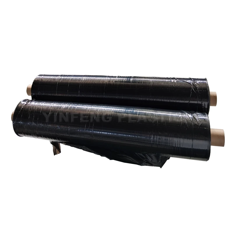Black Stretch Wrap LLDPE Wrapping Film for Pallet Wrap