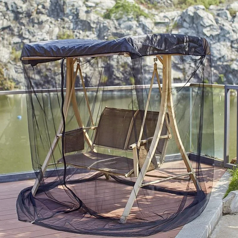  2021 new design waterproof Outdoor Patio Garden foldable swing anti mosquito