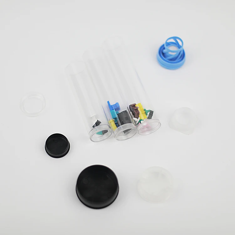 Clear sealed bottom tube  Lucite pipe  Transparent plastic test tube    25ml  35ml 45ml  50ml  100ml  tube