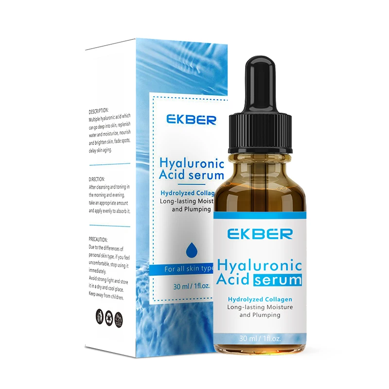 Korean Hyaluronic Acid Serum Private Label Moisturizing Skin Care After Camical Peel For Dry Face With Tremella polysaccharide