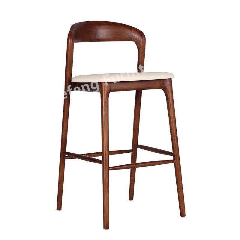 American Country Style Ash Wooden Frame Neva Chair Dwg Restaurant Commercial Furniture Neva Bar Chair