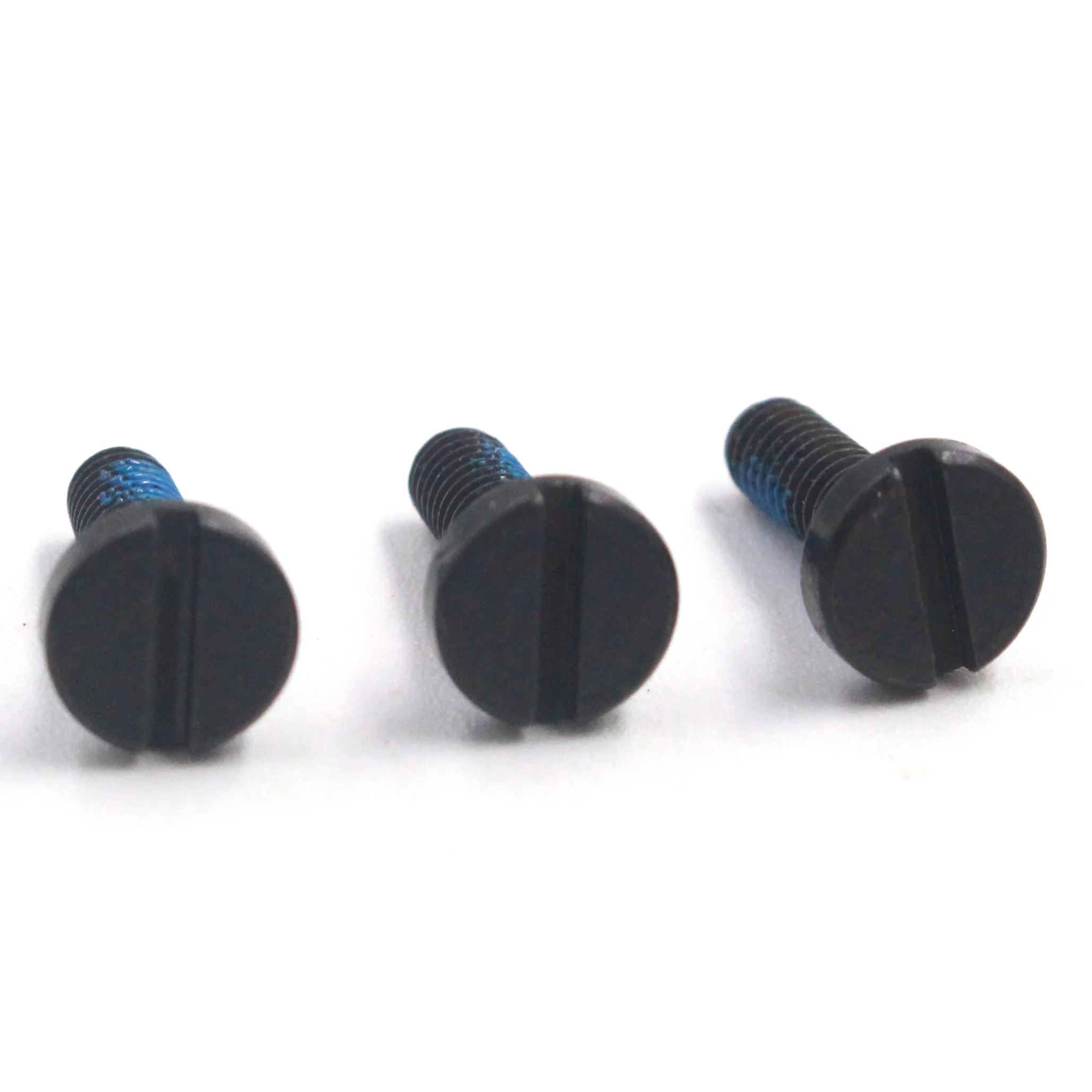 Custom Special Stainless Steel black head slotted screws O ring Sealing Waterproof Screw with nylon patch