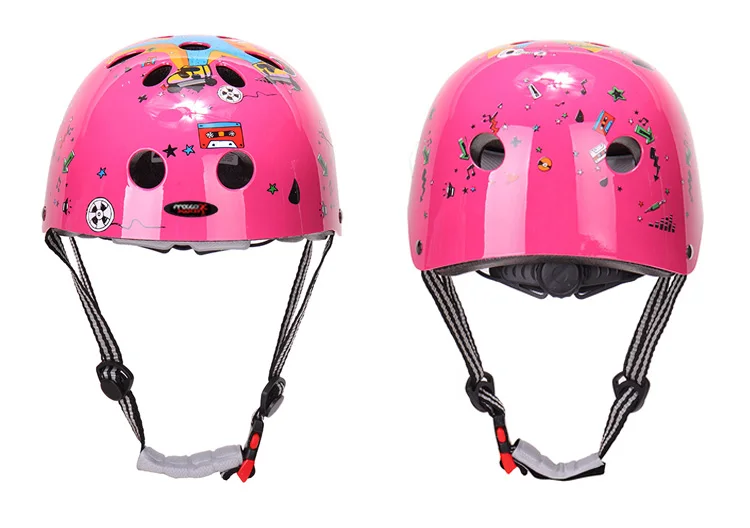 MACCO, детские шлемы, скейты, защита головы, шлемы для скутера K9, розовые