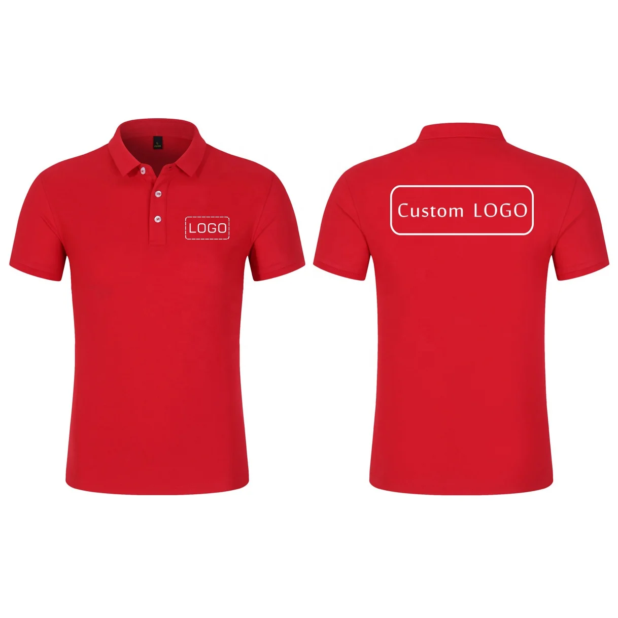 Lady Mercerized Cotton Work Uniform Slim Fit Custom Logo Girl T-shirt Plain Golf Polo Shirts for Women