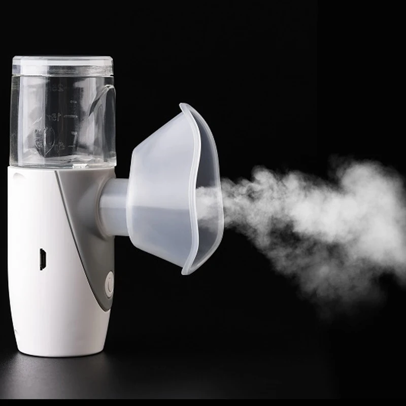 Usb Rechargeable Mini Ultrasound Mesh Nebulizer Portable Inhaler Machine With Mask