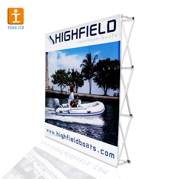 good quality popular Fashion Full colour Printing Display fabric tension backdrop photocall from China factory