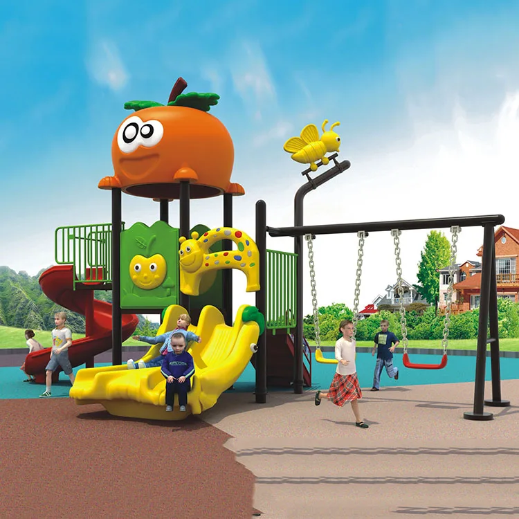 Kids Outdoor Toys Playground Outdoor Slide Play Equipment Swing Set