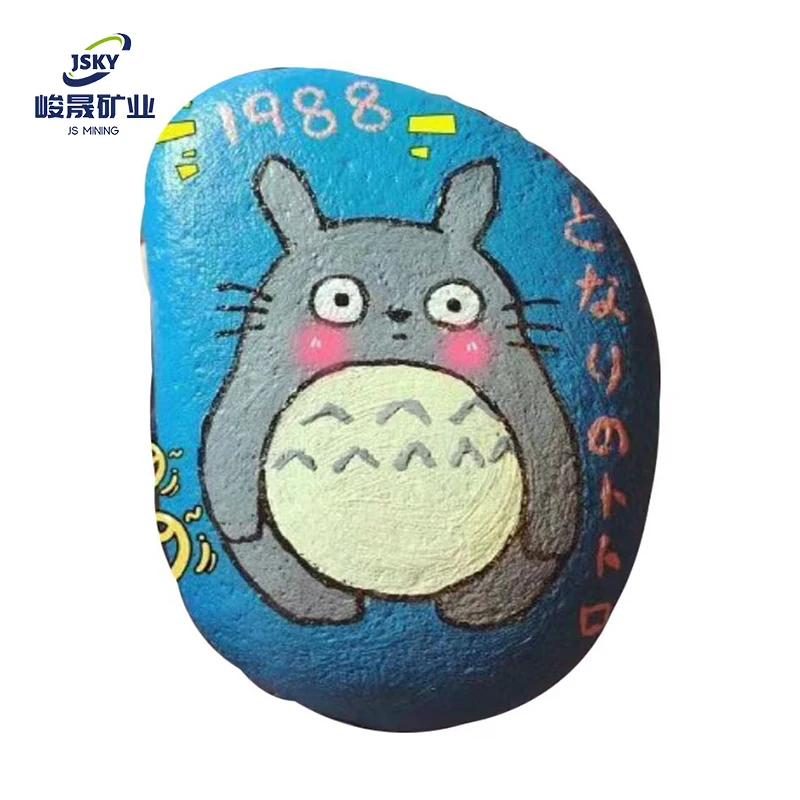Superior quality painting stone pebble art hand painted stone pebble art supplies river rock stones for painting