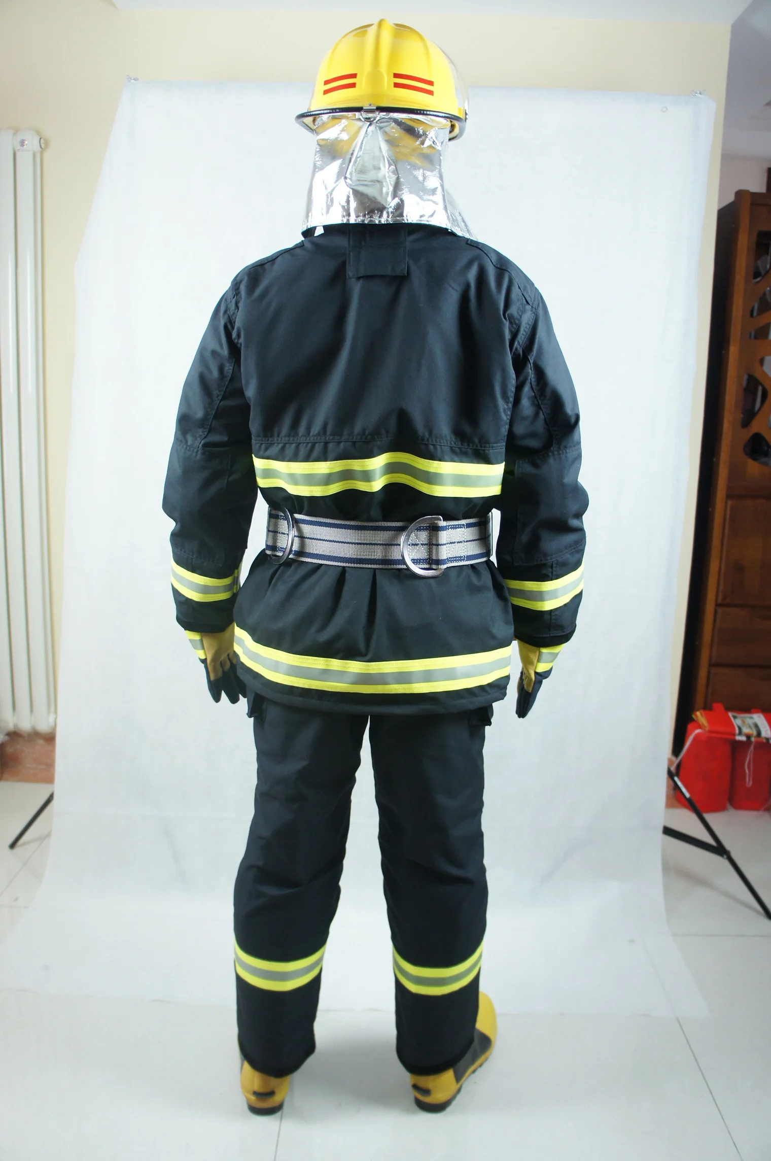 EN469 tenue de pompier fire fighting Meta-Aramid Para-Aramid Material Firefighting cloth garment