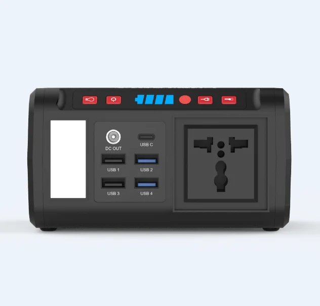 Portable power station 74Wh Emergency Backup Lithium Battery S81 80W AC inverter Outlet Solar Generator for Outdoors