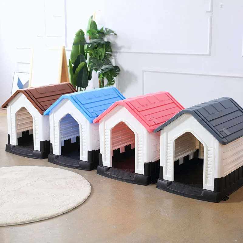 Wholesale dog house high quality waterproof plastic outdoor dog house