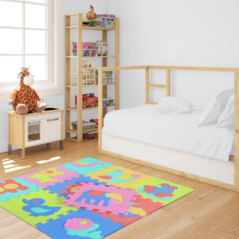 Kid EVA foam interlocking play baby education floor alphabet puzzle mat with eco-friendly material