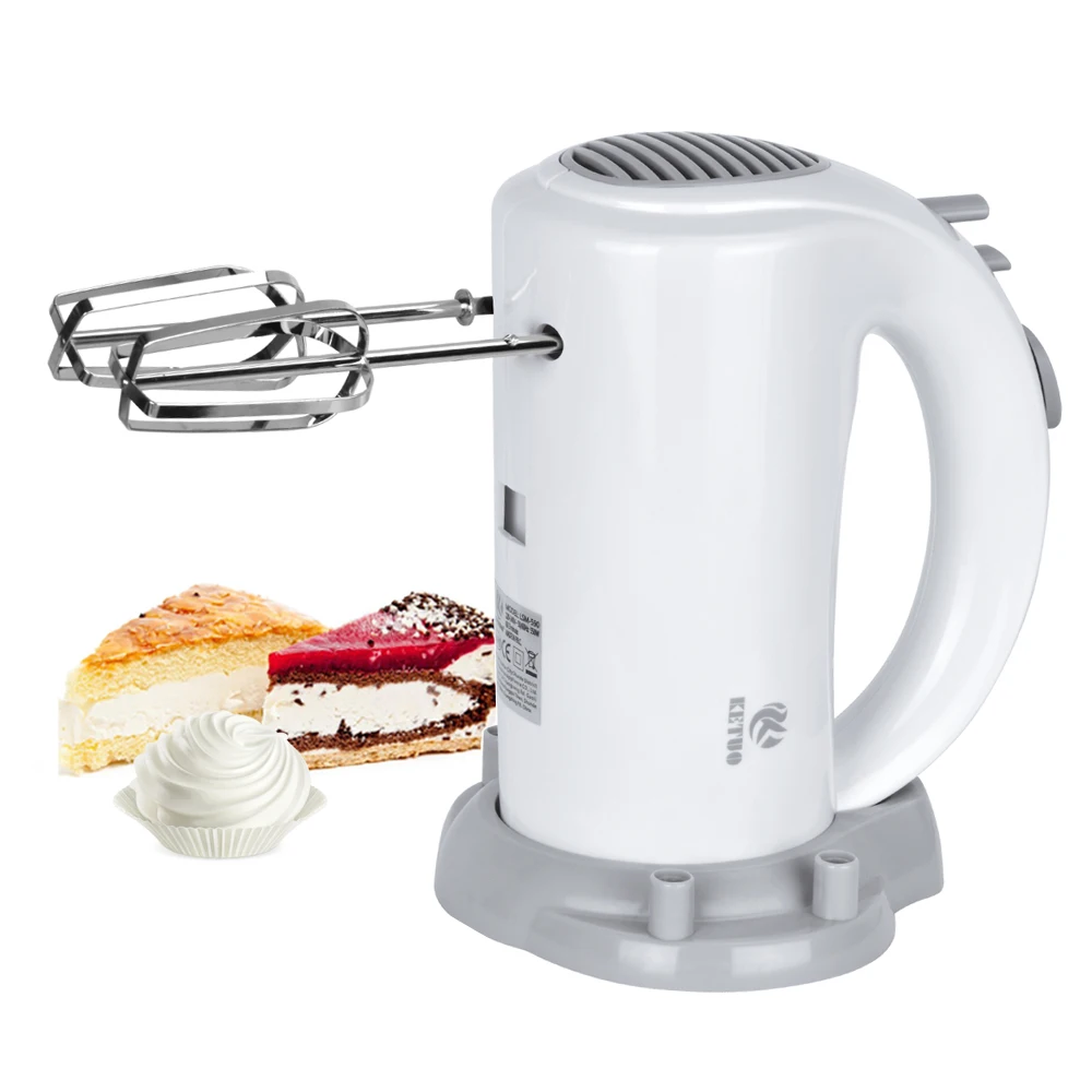High Quality 5 Speed Electric Hand Cake Mixer Food Hand Mixers With Beaters Dough Hooks Whisk