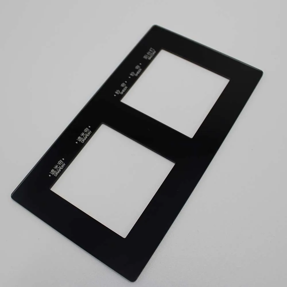 Hot Sale Glass Panel Frame square shape wall light switch full range With tempered glass smart home wall switches