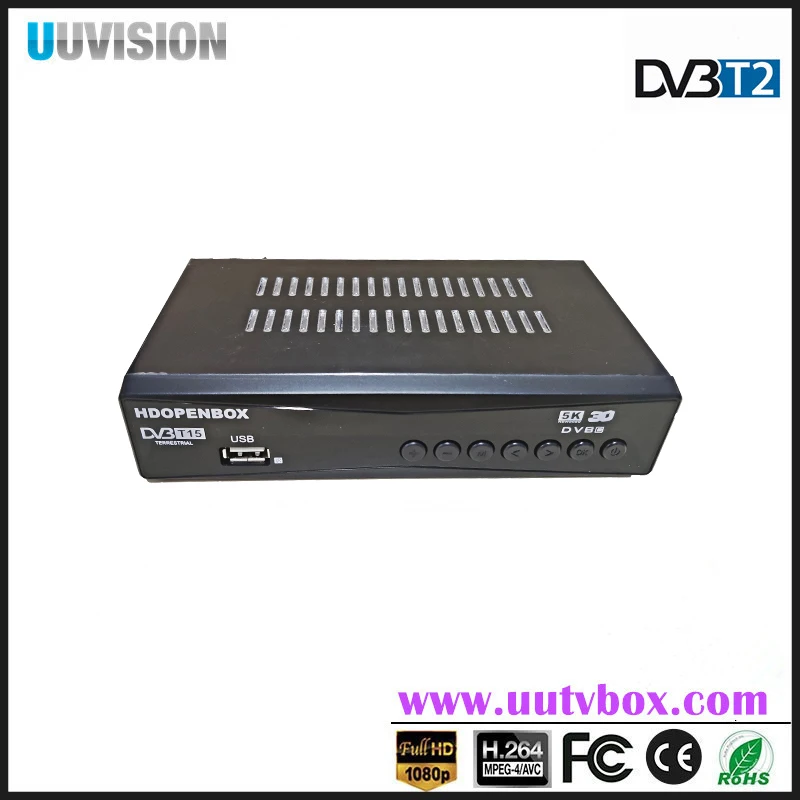 HD DVB T2 Set Top Box DVB-T2 H.264 1080p Digital TV Set Box DVB-T2 Satellite Receiver Export to Russia
