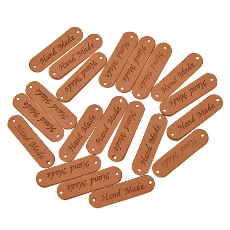 Good Price Custom Logo PU Leather Faux Leather Clothing Custom Leather Label