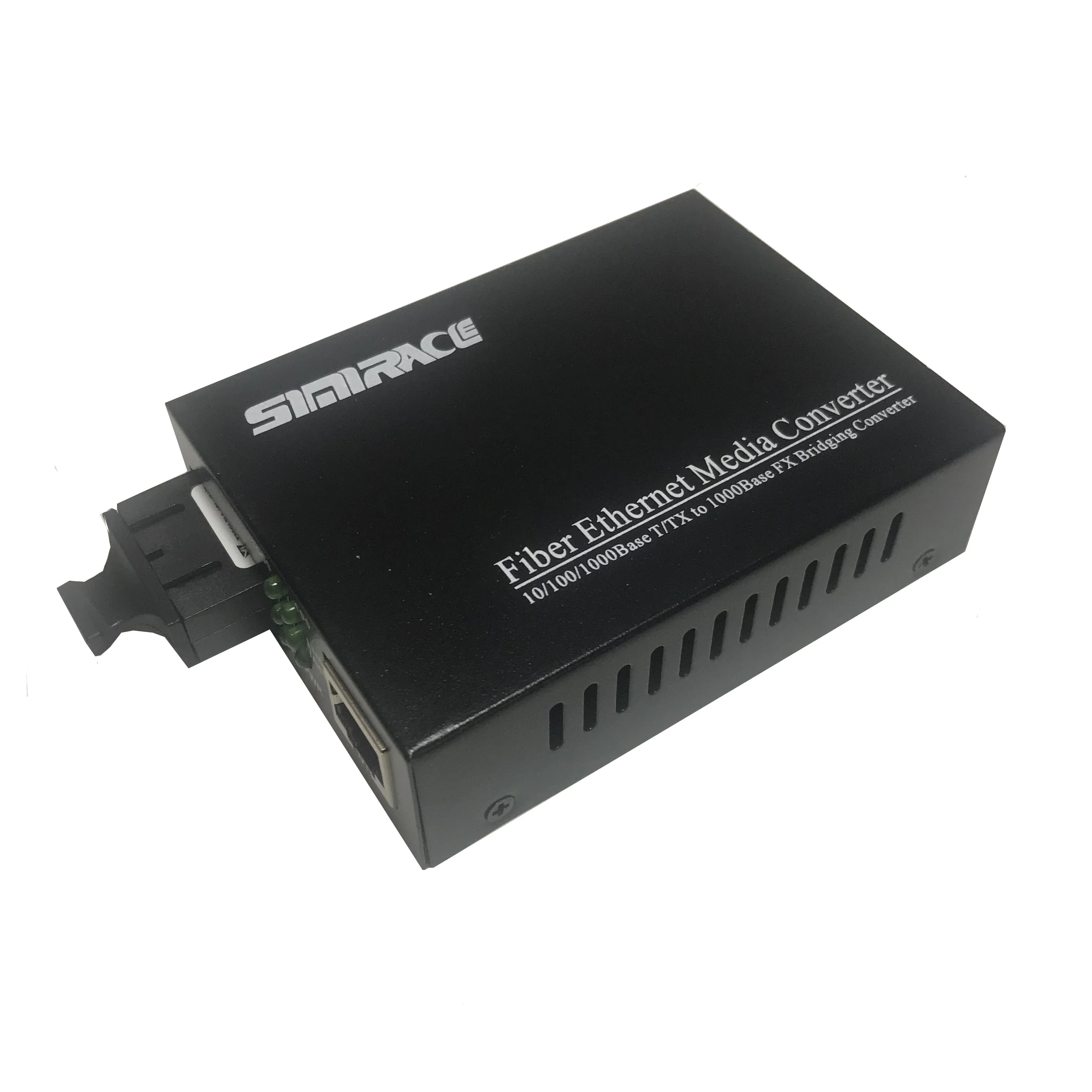 10/100/1000M 4Fiber 2RJ45 Dual Fiber 1310nm 20km Optical Fiber Media Converter Optic Equipment Data optical transceiver