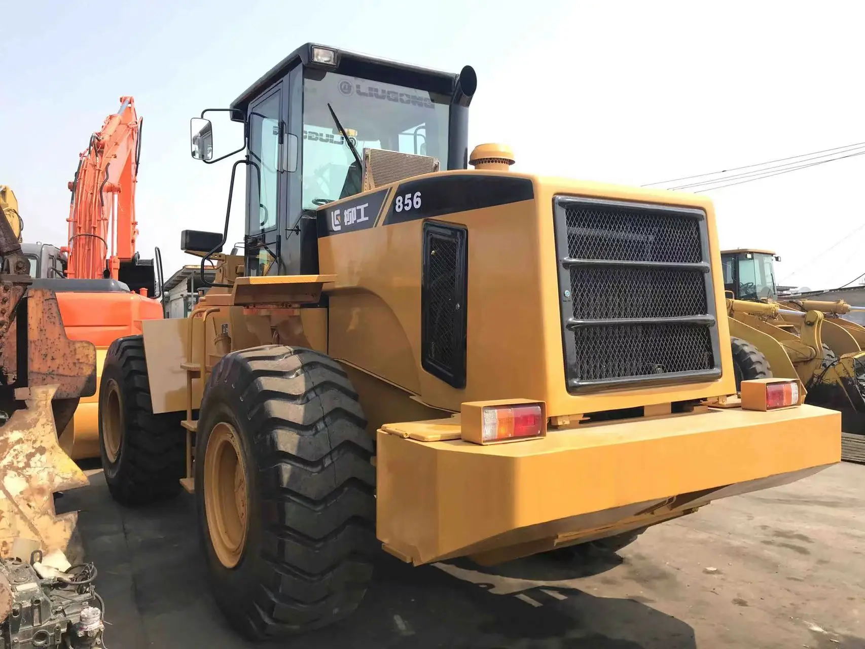 Liugong Earthmoving Machinery Clg856h Wheel Loader Rated 5 Ton Front Loader Wheel Loader