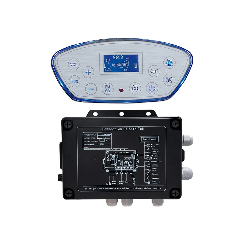 Bathtub control System Massage Bathtub Control Panel B-10 Electric box panel screen for plastic massage bathtub accessories